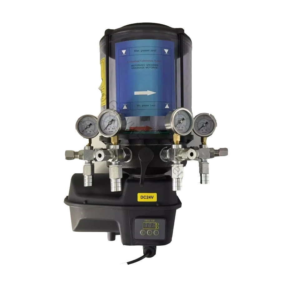 

Electric Grease Pump, High Pressure Agricultural Lubrication Pump for Machinery, Crane, Concrete Mixer, Truck