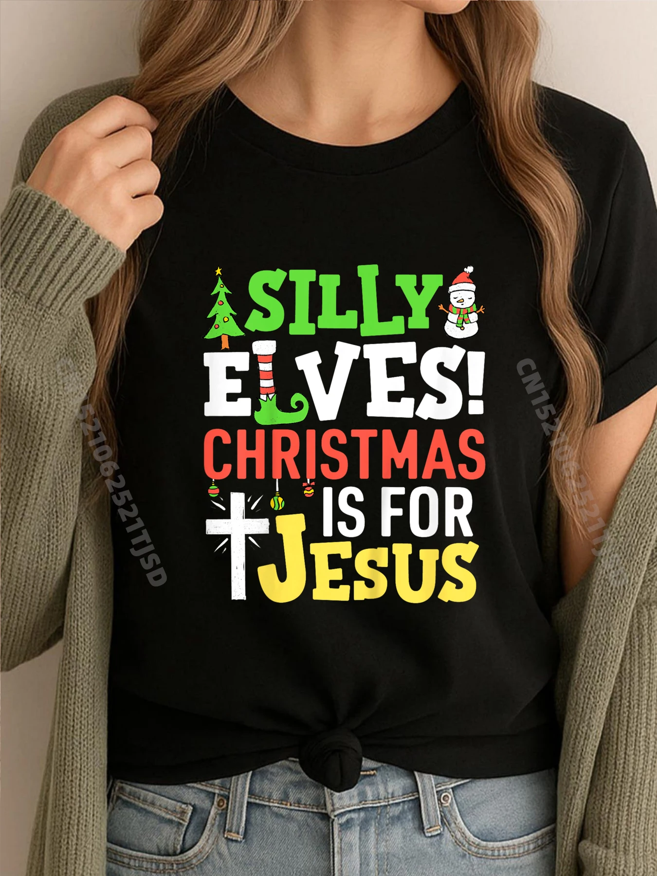 

Дети Глупые Эльфы Рождество для Иисуса Одинаковые семейные футболки с рисунком Эльфа XS Роскошные дизайнерские футболки для вечеринки