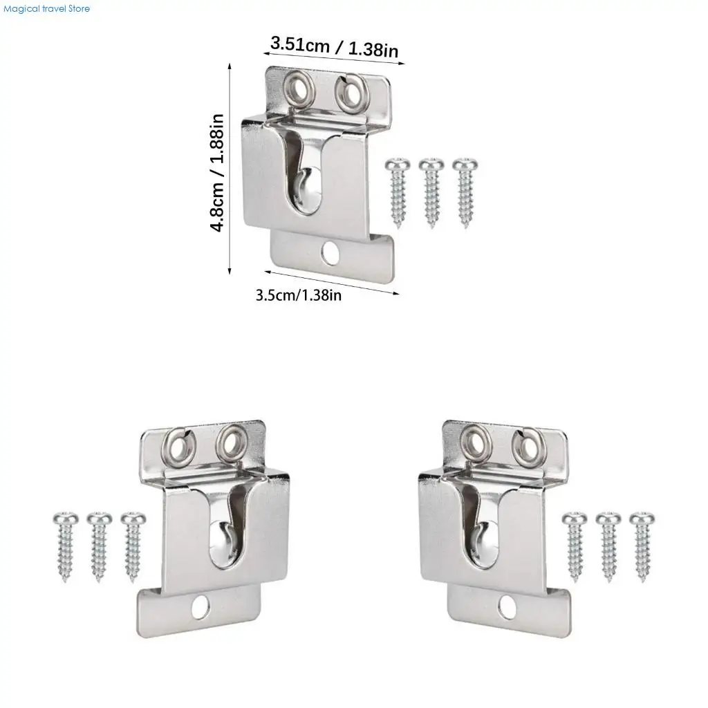 

N2UB Universal Compatibility Strong Steel Mics Clip Effortless Access Designs Tool Easy Installation Mics Mount for KMC35