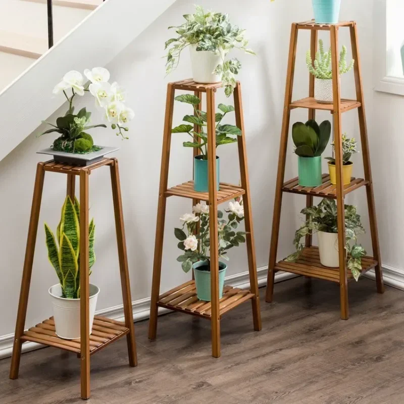 Floor-to-ceiling balcony flower stand Living room multi-layer potted plant rack Flower pot stand Outdoor vertical flower stand
