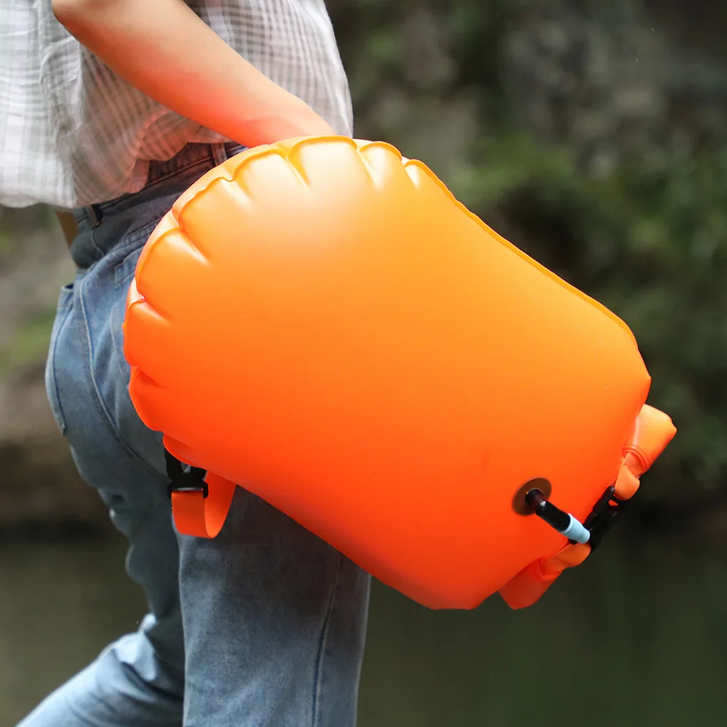 20L Inflatable Tow Floating Waterproof Dry Bags open water swimming buoy For Safe Swimming Training