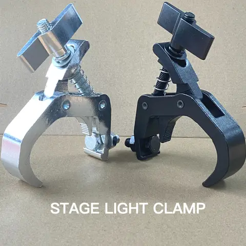 Scenljusklämma Moving Head-krok Ljusstativ Truss Kraftiga Aluminiumklämmor 40-60mm Rör Fast För Bröllopsfest DJ-tält 10 best sales rörligt huvudstativ - №10