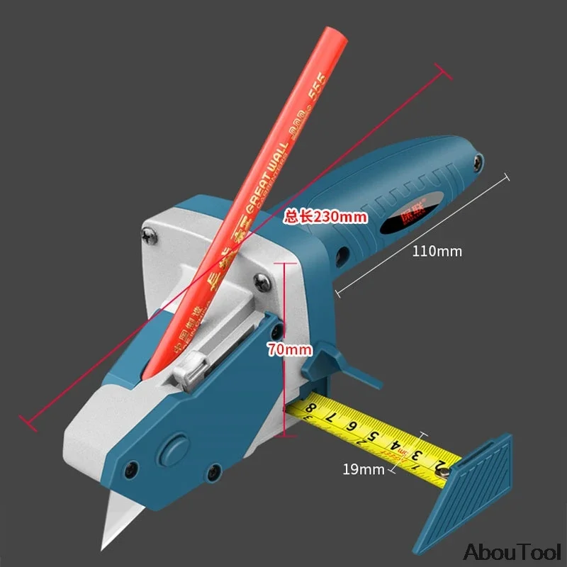 Gypsum Board Cutter Scriber Plasterboard Edger Drywall Automatic Cutting Tool Artifact Scale Home Woodworking Hand Tools view 4