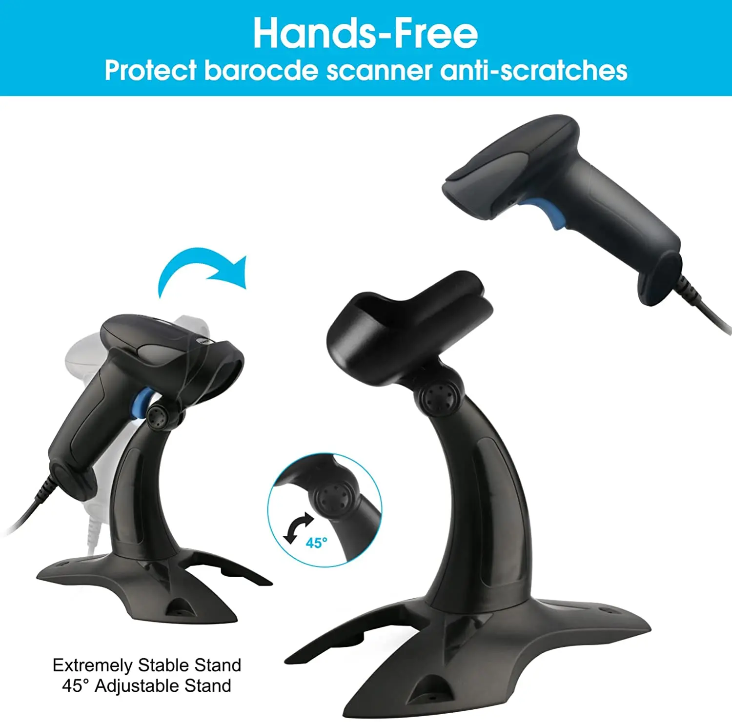 Yokoscan M930Z جودة صلبة عالية الأداء المسح الضوئي 2D QR 1D قارئ ماسح الباركود بدون استخدام اليدين #3