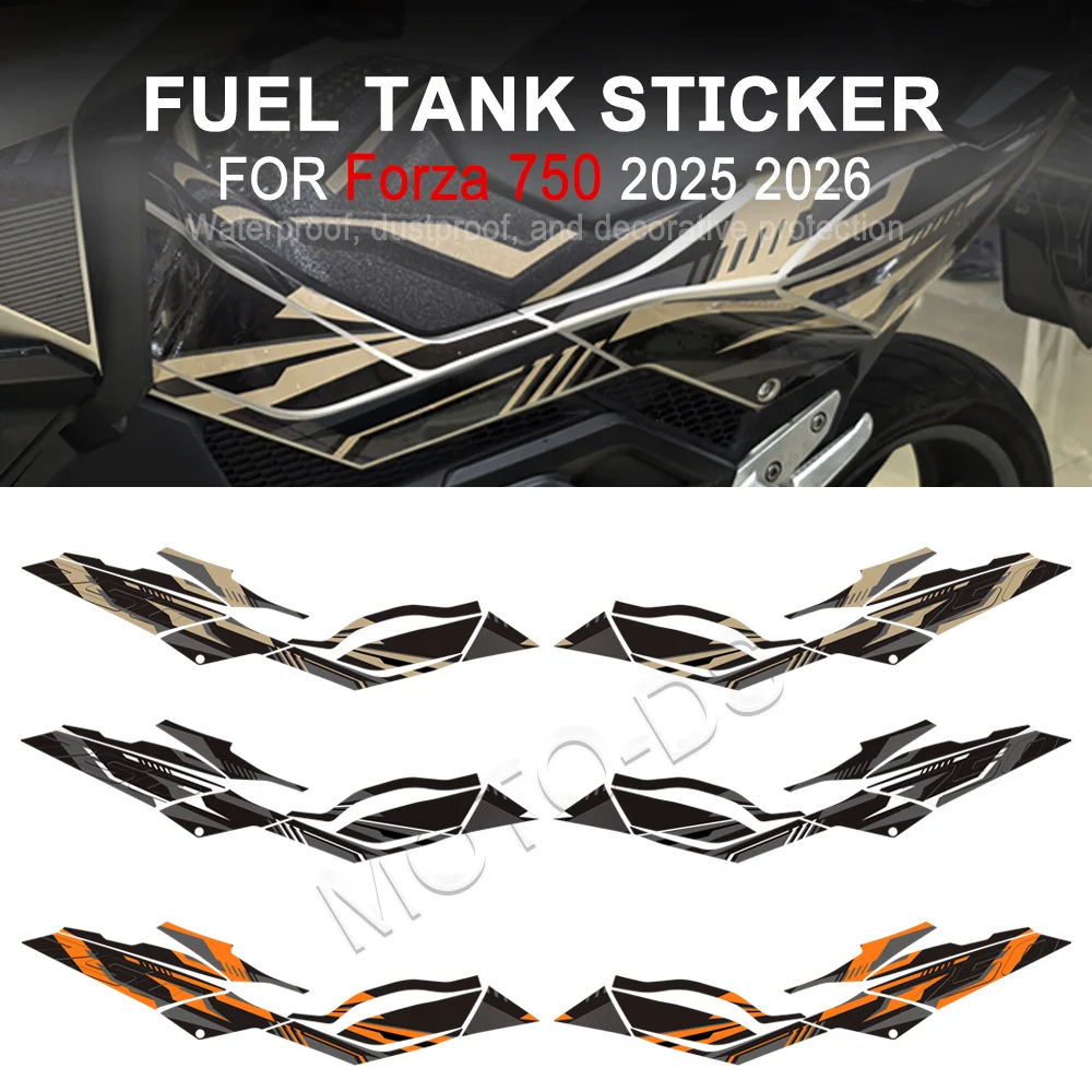 Frosted Motorcycle Tank Sticker Scooter Gas Cover Protect Decal Accessories Waterproof For Forza 750 2025 2026