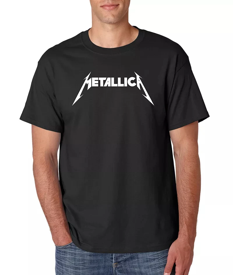 

Футболка с логотипом METALLICA, классическая футболка с логотипом Hard Metal Rock Concert James Hetfield, элитная роскошная футболка для мужчин и женщин, топ Y2k