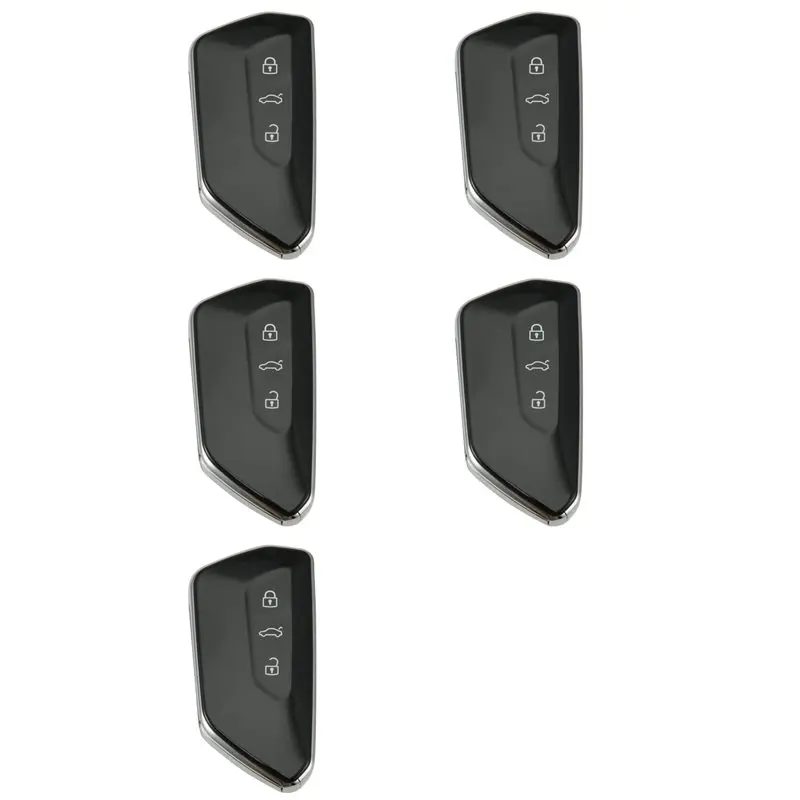 5X Car 3 Buttons Remote Control Key Shell Smart Key Card Case KDZA25 Remote Control Key Casing For VW Golf 8