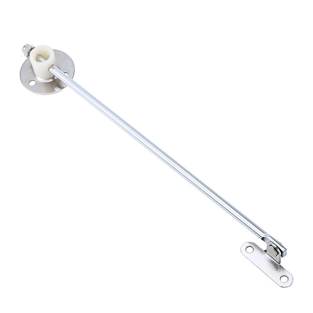 Cerniera per porta dell'armadio, materiale in ferro di alta qualità, foro per vite triangolare, asta di supporto solida, colore argento, set di 2