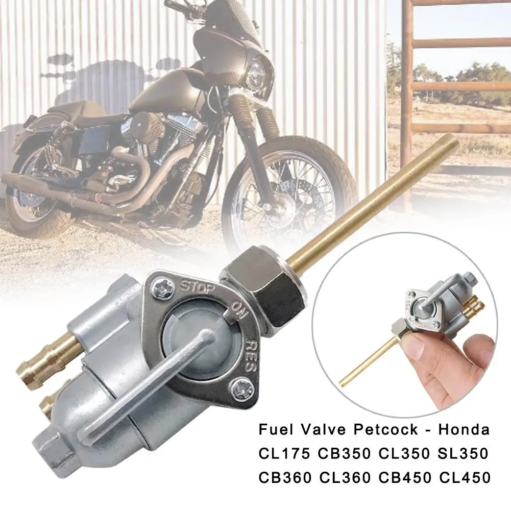 

Motorcycle Gas Petrol Fuel Tank Switch Tap Petcock Valve Open/Close Switches For Honda CL175 CB 350 360 450 CL 350 360 450 SL350