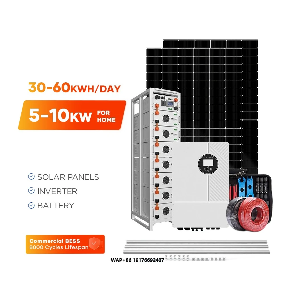 DAH Solar Home/Commercial 5kw 10kw 20kw 50kw 100kw 1MW Solar Power System With Energy Storage System