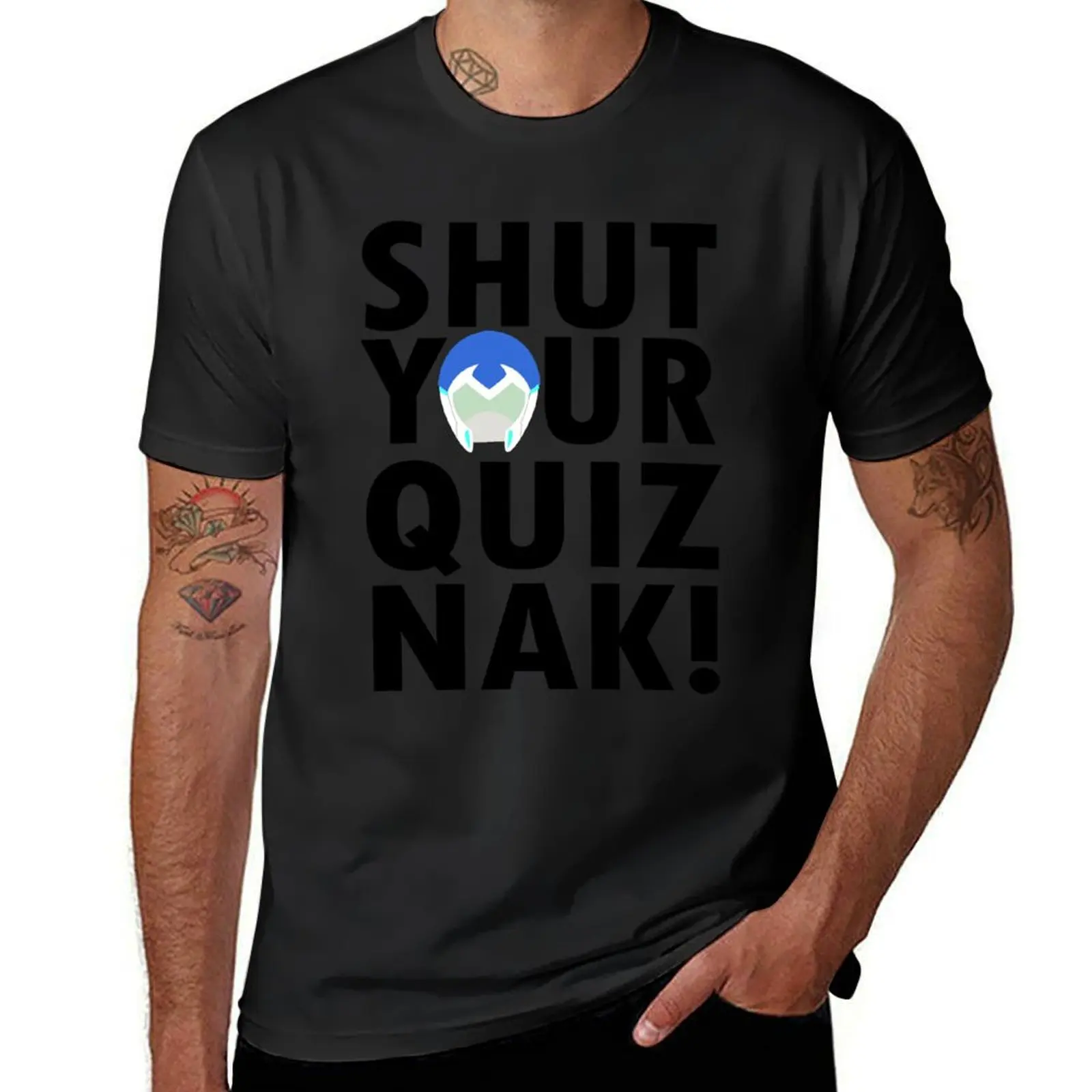 Voltron Inspired Shut Your Quiznak Quote T-Shirt tees plus size tops cute tops new edition mens t shirts casual stylish