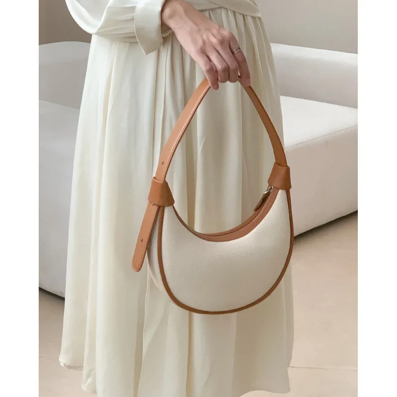 

Осенне-зимняя сумка из натуральной кожи, женская сумка под мышками, сумка Moon Ape, новинка 2025 года, кожаная сумка с узором