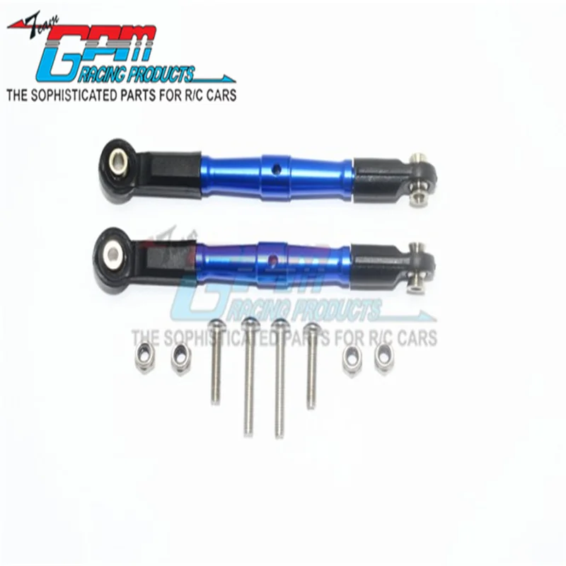 GPM ALUMINUM FRONT TURNBUCKLE FOR STEERING -10PC SET For LOSI 1/10 BAJA REY Upgrade 1