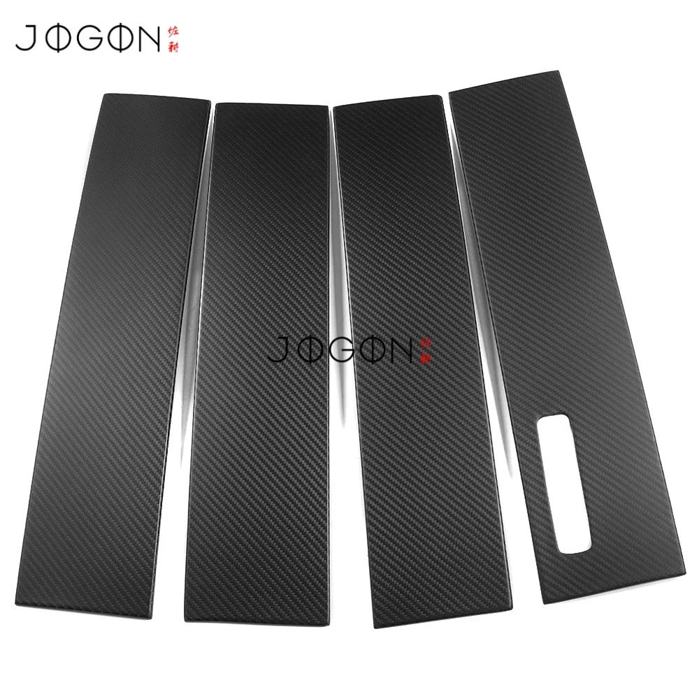 

Dry Carbon Fiber B Pillar Cover for Ford F-150 Raptor Platinum King Ranch Tremor 2021-2025 Exterior Decoration