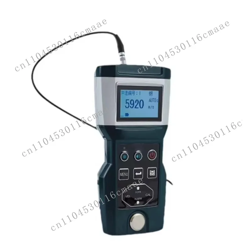 Portable Electronic Ultrasonic Thickness Gauge Digital Through Coating Function for Metal Plastic & Glass-1 Year Warranty