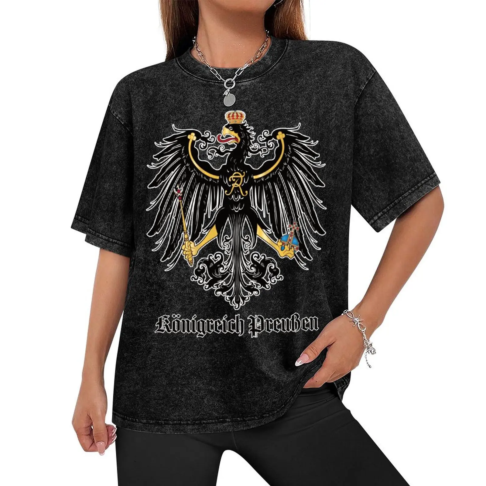 Kingdom of Prussia - Prussia eagle - Prussian flag 1892-1918 T-Shirt clothes tshirts personalised mens designer t shirt