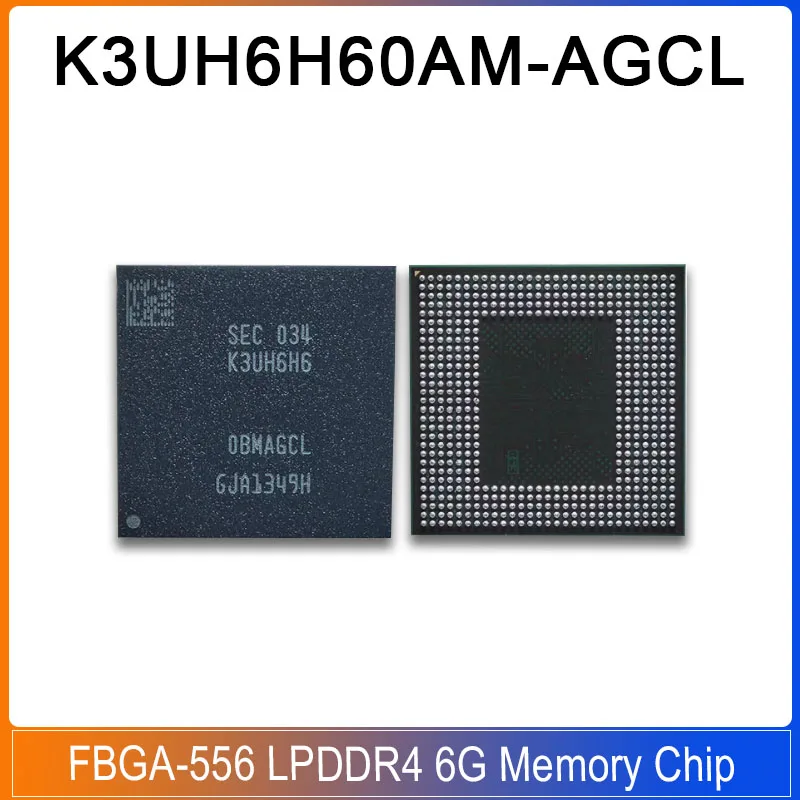 

K3UH6H60AM-AGCL FBGA-556 K3UH6H60AM K3UH6H6 BGA 556 LPDDR4 6G чип памяти