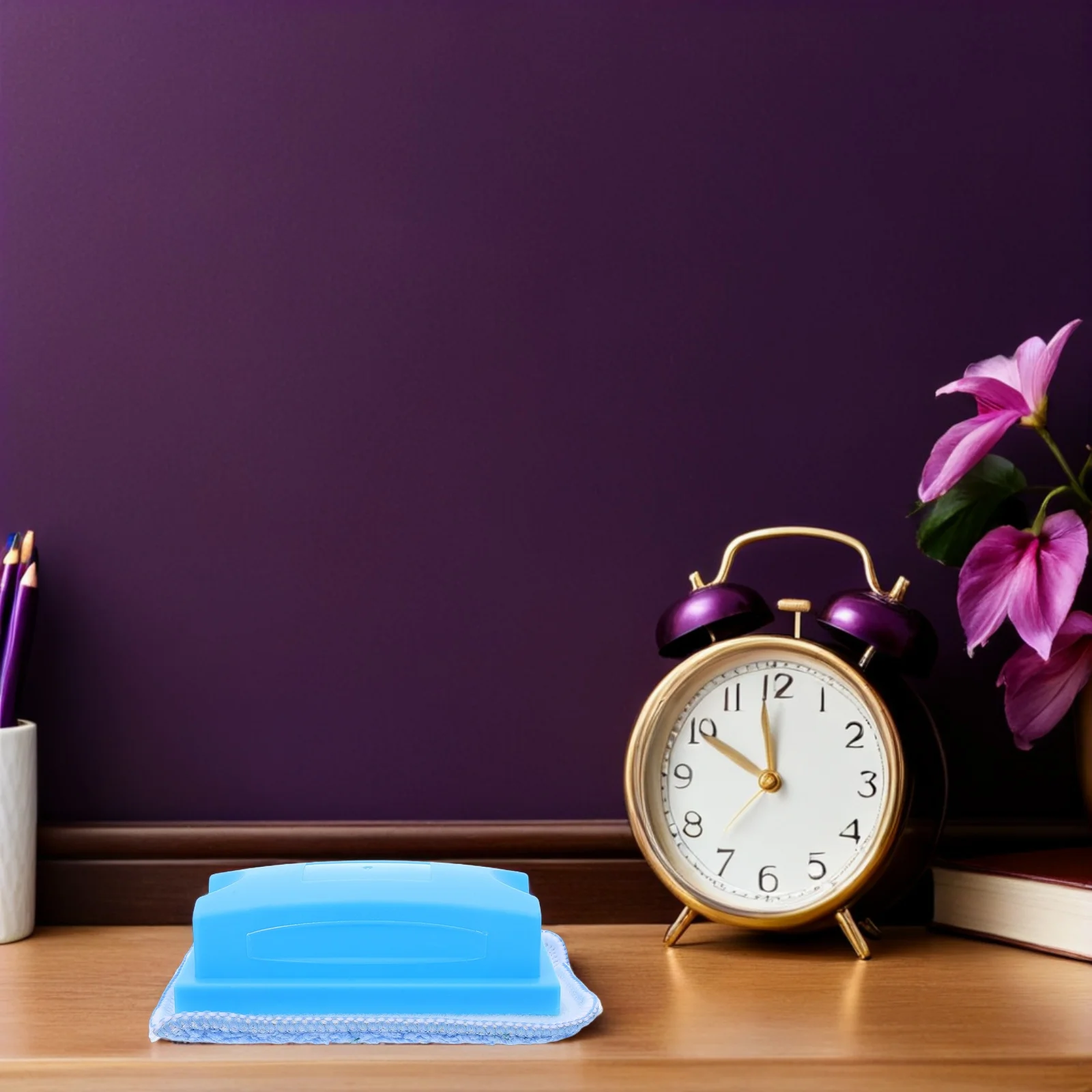 칠판 지우개 펠트 울 블랙 먼지 없는 클리너 필기판 교실 사무실 가정용 쉬운 청소 분필 잔여물 제거