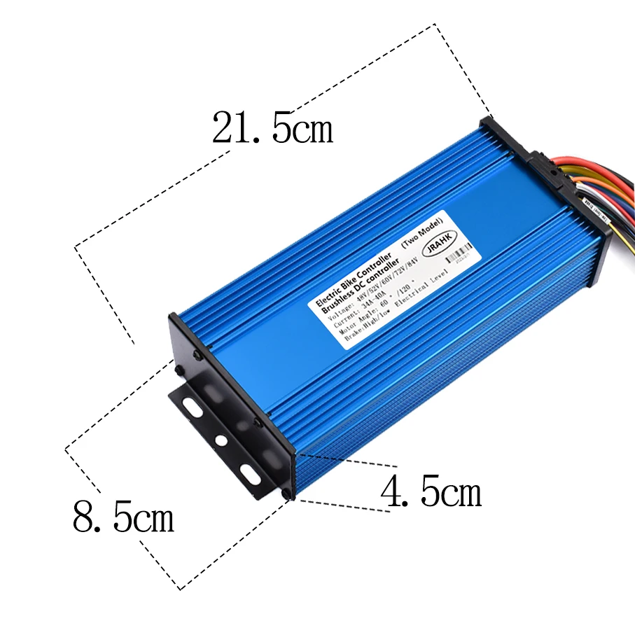 JRAHK Electric DC Motor Controller 72V Brushless Universal 48V 60V 64V 1000W-2000W For E‑Bike Speed Bicycle Accessories