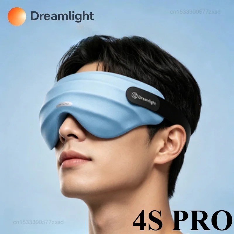 Dreamlight 4S Pro Memory Foam Eye Mask Full Blackout 3D Stereoscopic Sleep Eyeshade Adjustable Adult Light-blocking Blindfold