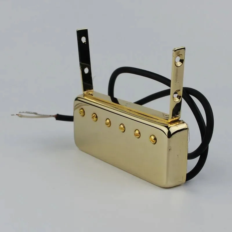 Guitar Single Coil Neck Pickups Replacement Parts for Floating Jazz Johnny Smith Style Electric Guitar Chrome