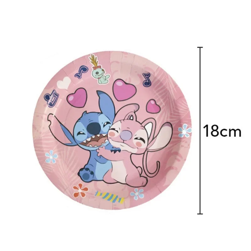 Cartoon Lilo & Stitch Balloons Set Kids Happy Birthday Party Supplies Decoration Globos Portable Candy Box Gender Reveal