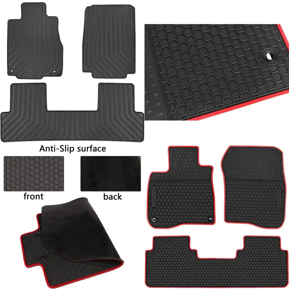 

Car Floor Mat for Honda CR-V CRV 4th Generation 2012 2013 2014 2015 2016 Custom Fit Full Black Rubber Auto Floor Liners Mat All