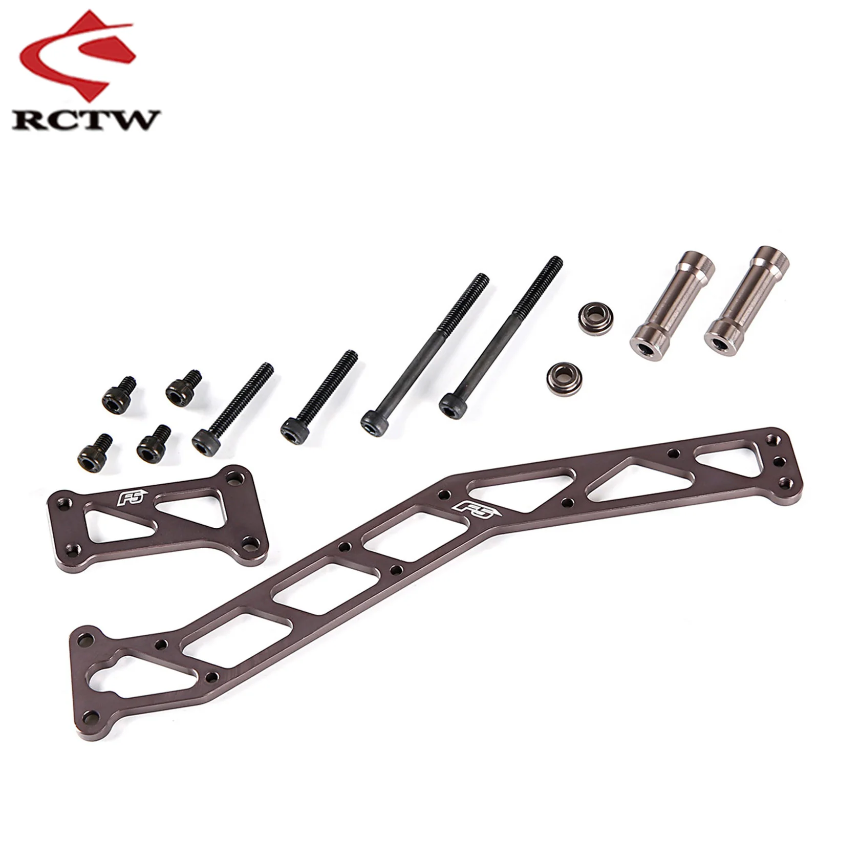 

Upgrade CNC Metal Front Plate Component Set for 1/5 ROVAN ROFUN F5 MCD RR5 Rc Car Parts