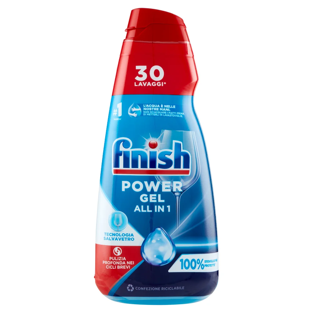 Power Gel Lavastoviglie Tutto in 1 Max Brill 600 ml - Afwerking