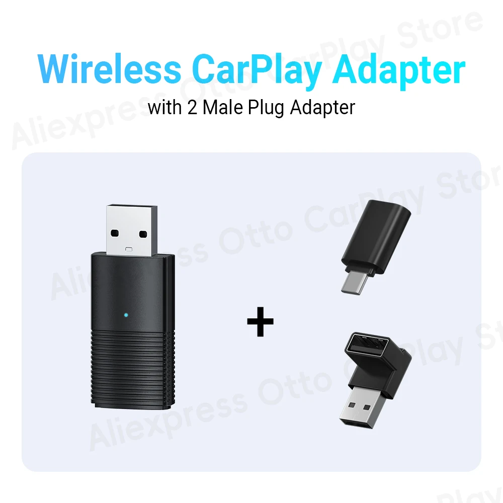 Mini CarPlay draadloze adapter voertuig voor fabriek bekabelde CarPlay auto plug-and-play accessoires jongen vriend Valentijnsdag geschenk