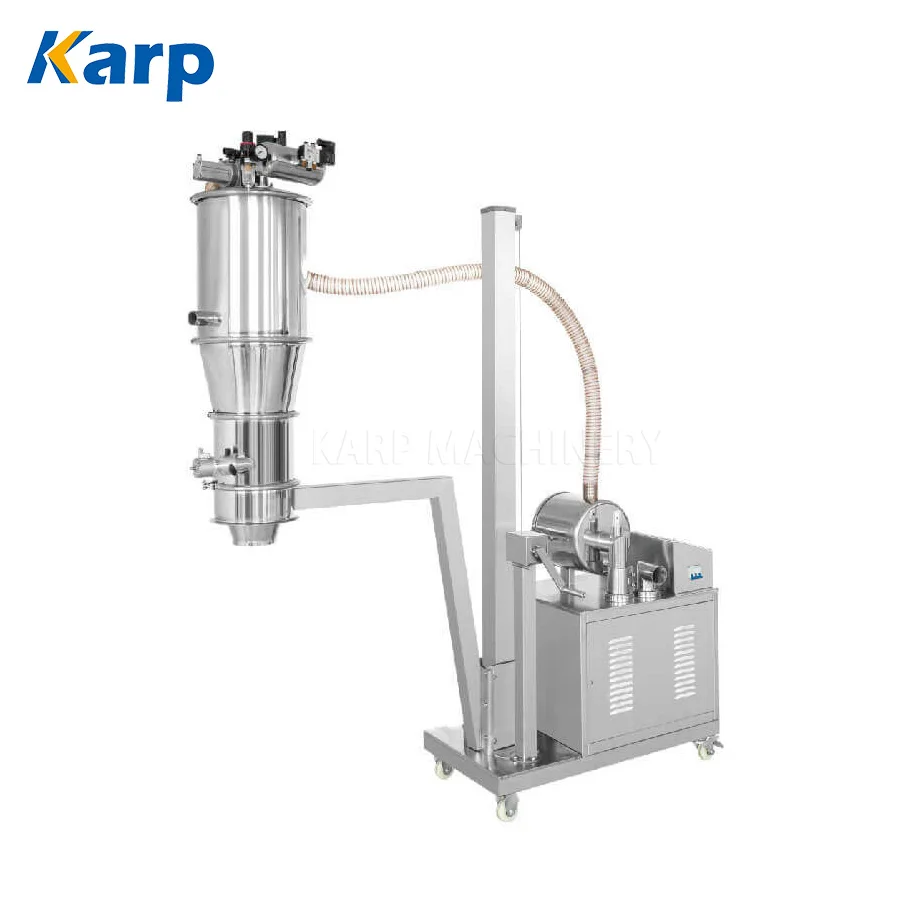 food chemical powder and granules Vacuum feeder conveyor vertical transport pneumatic vacuum conveyor