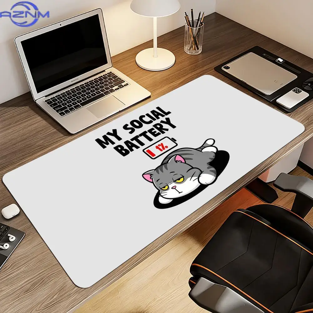 Cat Mousepads Desk Rug Cute Mousepad XXL Large Mouse Mat  Desk Pad Table Carpet Original Mouse Pad High Quality