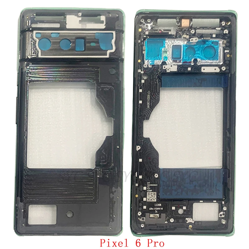 Middle Frame Center Chassis Cover Housing For Google Pixel 6 Pro Phone Metal LCD Frame Repair Parts