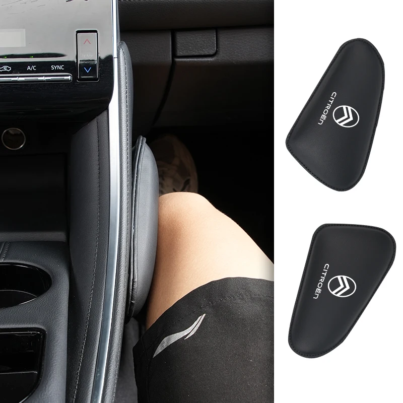 Car Knee Leg Protective Pad Foot Armrest Cushion For Citroen C4 C3 C5 C1 C2 VTS Berlingo Celysee Xsara Picasso Aircross