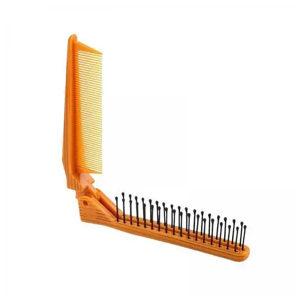 

Compact Pocket Hair Comb Double Headed Folding Brush PP Material for Travel Hair Protection Suitable for All Hair Types