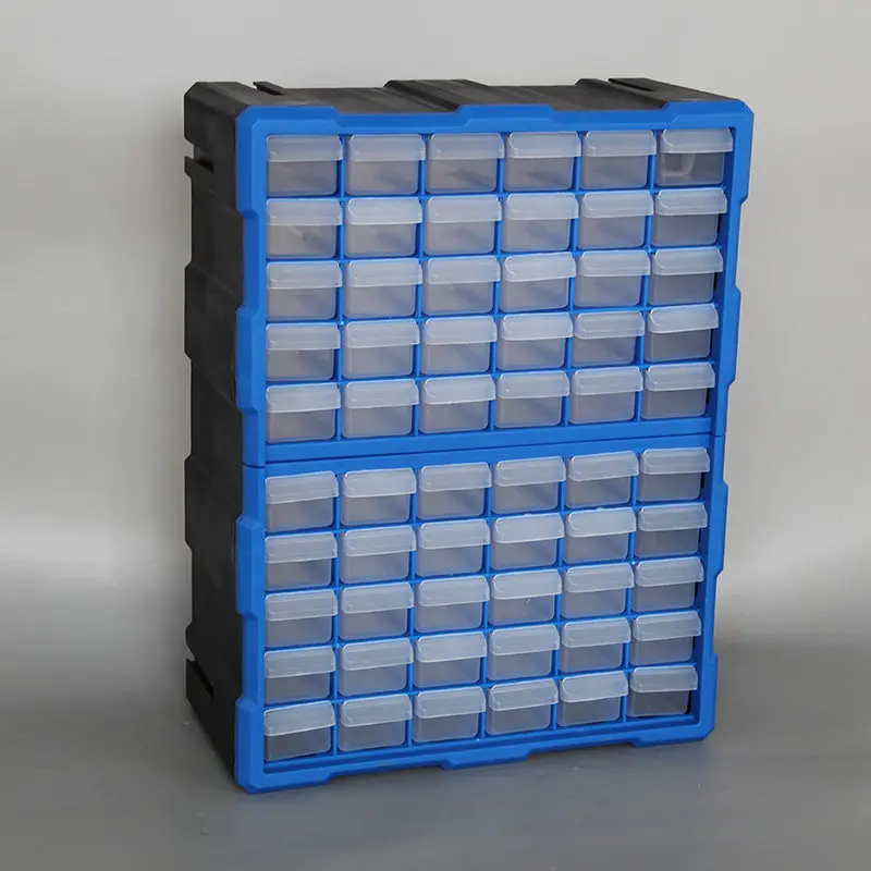 Wall-Mountable Parts Organizer Drawers Modular Plastic Storage Cabinet for Hardware Tools, Screws & Electronic Components JT40