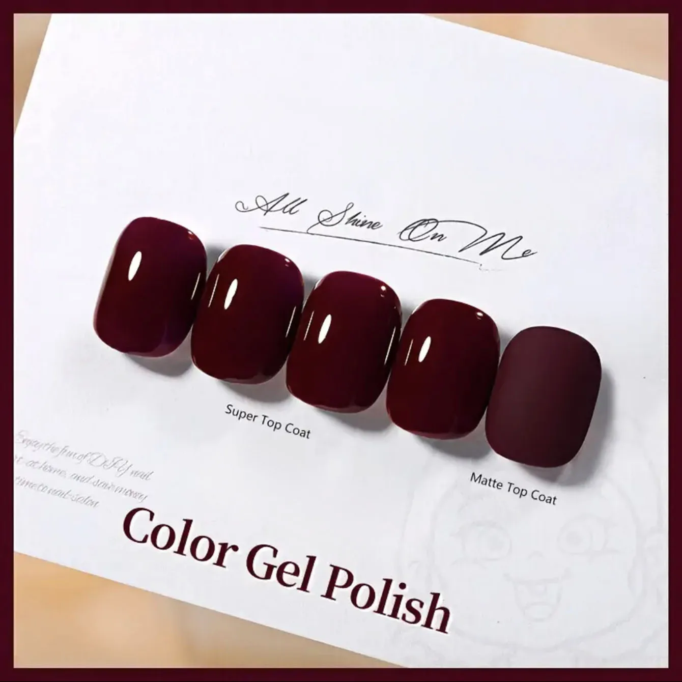 10 مللي 1 قطعة الأظافر الحمراء عيد الميلاد الأظافر العميق الأحمر هلام هلام طلاء الأظافر UV ضوء الأظافر مناسبة للأظافر وأظافر أصابع القدم مسمار الاشياء