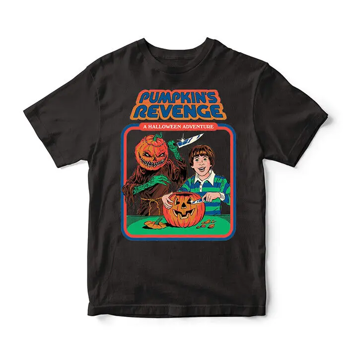 Steven Rhodes - Pumpkin's Revenge Official Black Short Sleeve T-shirt in 5 sizes