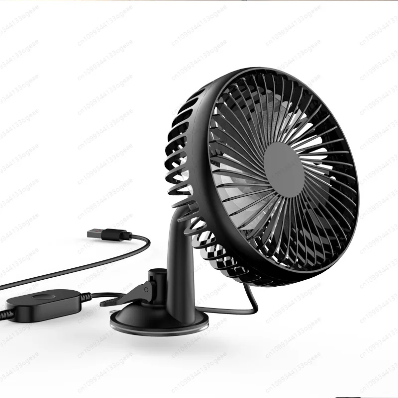 

Car Fan Car Large Truck Double-Headed Fan Cooling High Wind Power USB Powered Fan