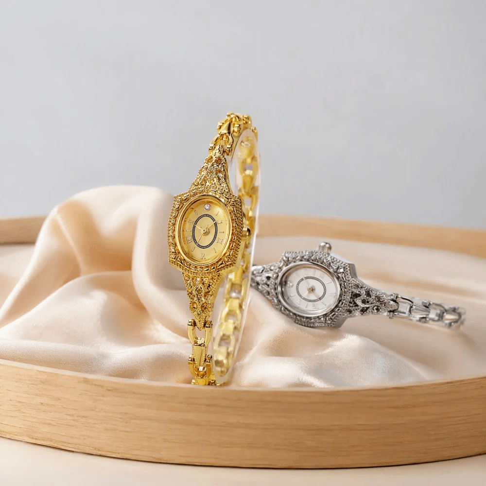 Minimalist Vintage Ladies Watch Elegant Exquisite Quartz Watch Luxury Small Dial Fashion Wristwatch Student