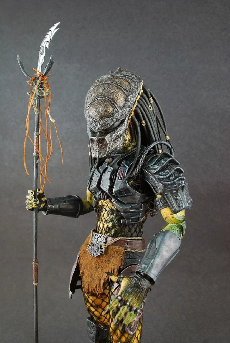 Ht Hottoys Mms76 The Predator Old P2 Lost Predator Action Figure Collection Model