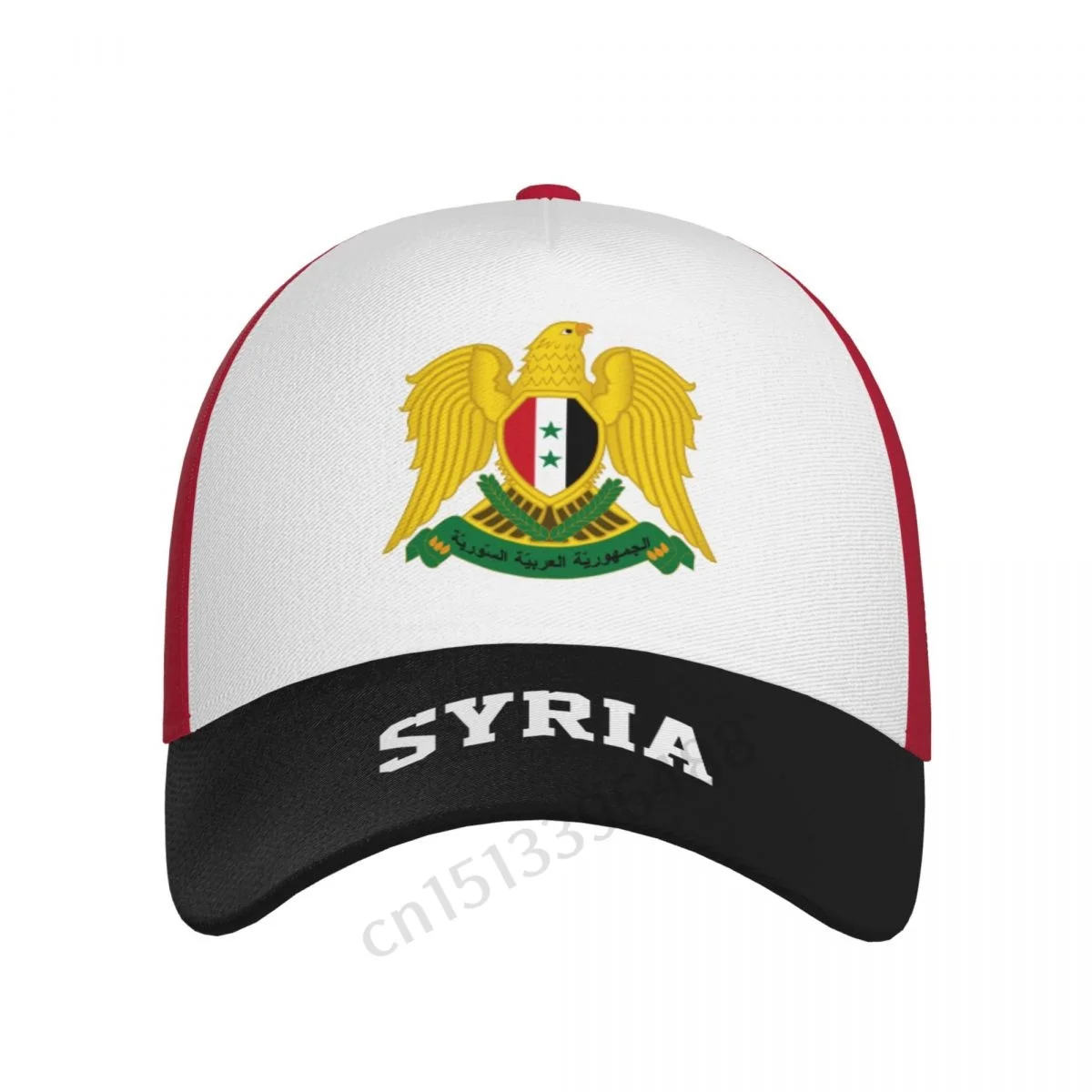 Syria Flag 3D Soccer Hats Sun Baseball Cap Breathable Adjustable Men Women Outdoor Fishing Hat