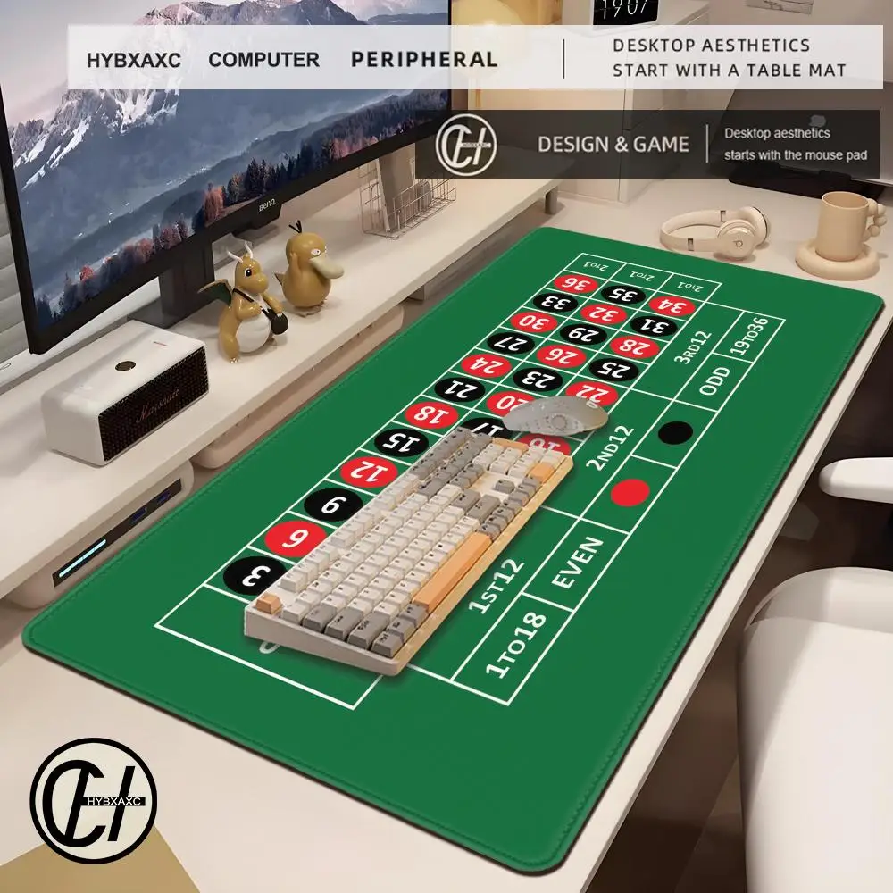 Rubber Non-slip Portable Roulette XXL Poker Tablecloth Desk Mat Gaming Mat Anti-slip Durable Surface Office Keyboard Mouse Pads