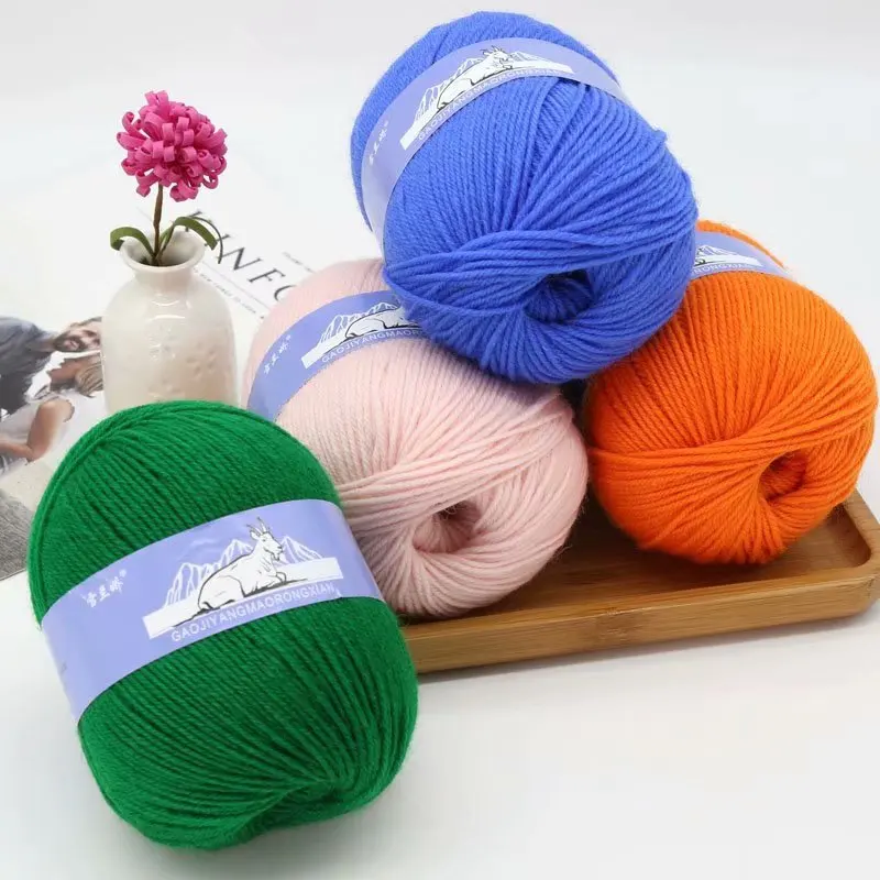 100gram 100% Wool Yarn For Hand Knitting Medium-Fine Soft Crochet Merino Lanas Threads Autumn Winter Sweater Scarf