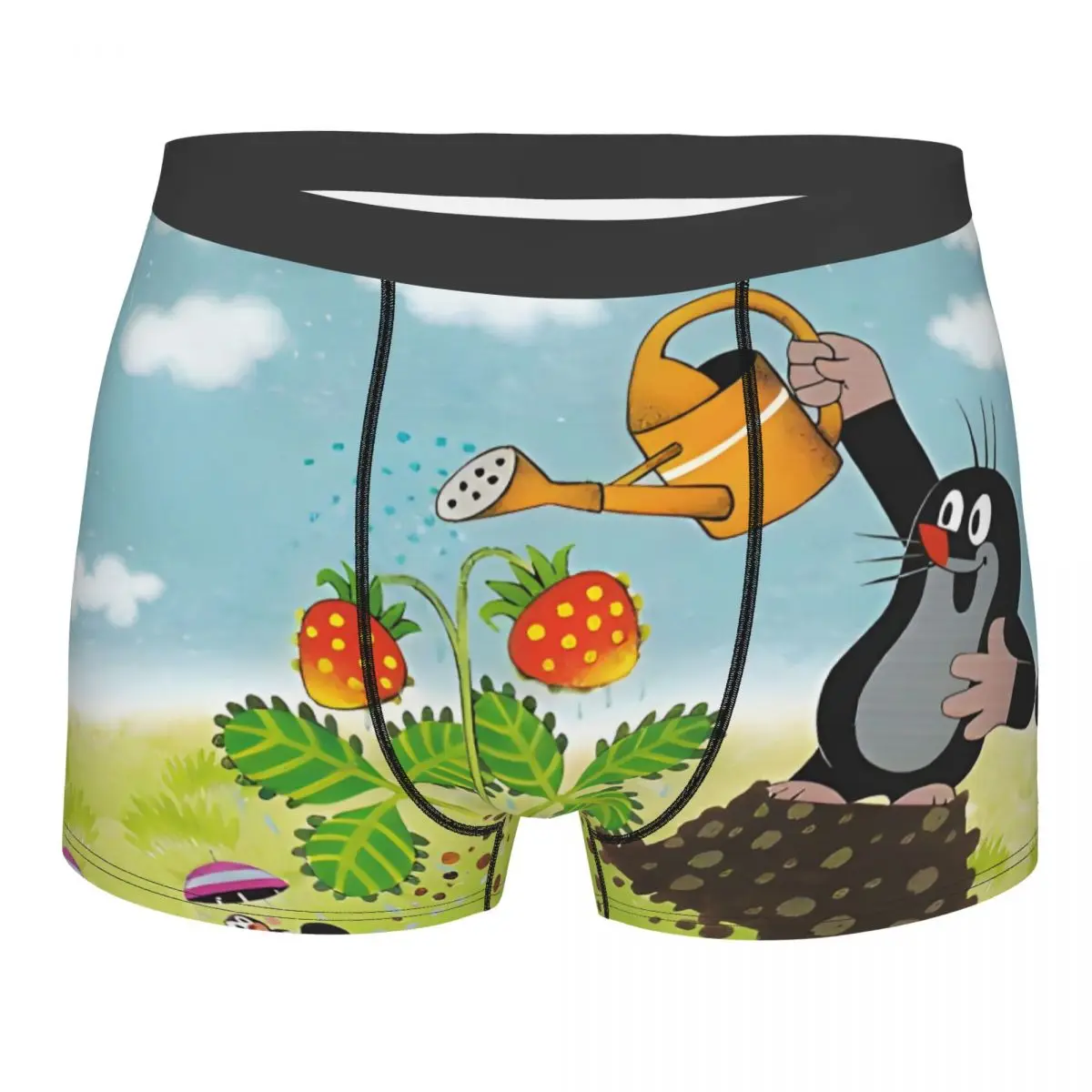 

Water The Little Mole Underpants Cotton Panties Man Underwear Ventilate Shorts Boxer Briefs