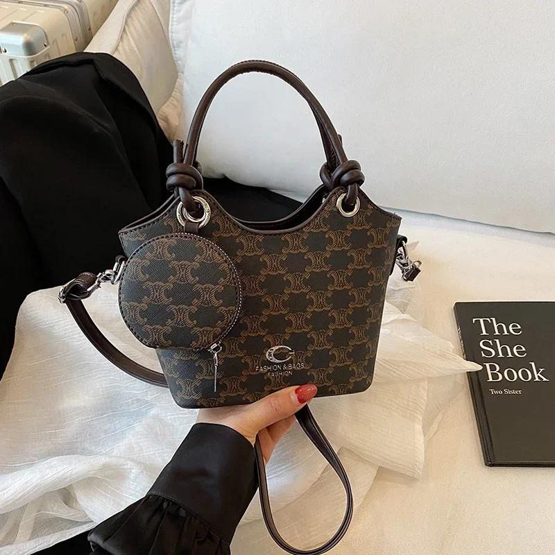 

Элегантная женская сумка с ремешком через плечо из кожи, классическая сумка-тоут, высококачественная и модная для женщин