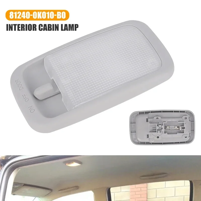 81240-0K010-BO For Toyota Hilux Vigo Fortuner Tiger D4D 2005-2014 Corolla  Auto Ceiling Dome Reading Light Map Lamp Assembly