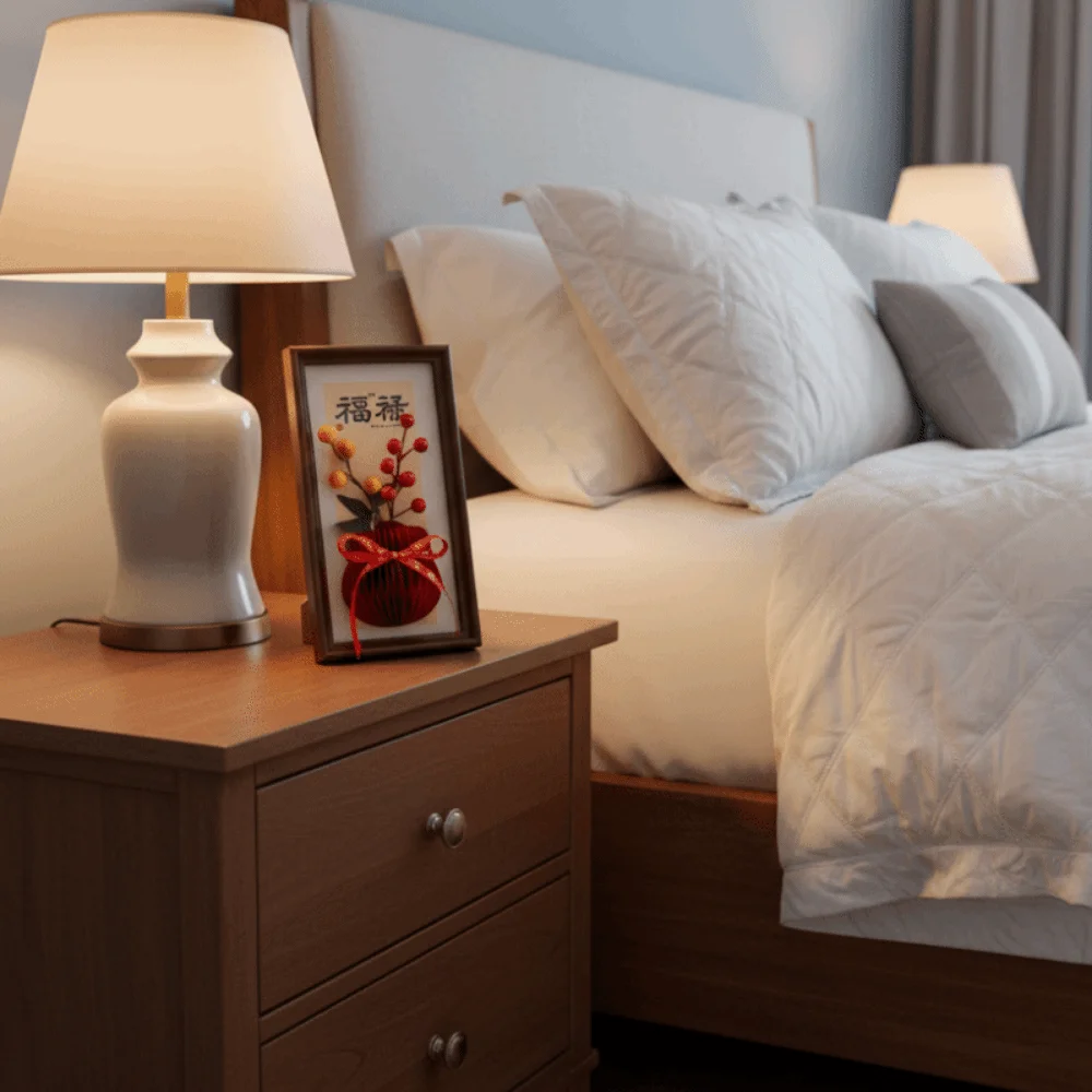 

Three-Dimensional Wealth Photo Frame Honeycomb Blessing New Year Decorative Painting DIY Calligraphy Painting Ornament Living