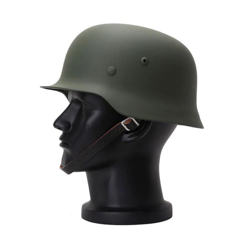 Klasyczna taktyczna Ww2 niemiecka elita Wh Army m35 m1935 pamiątkowy stalowy hełm Stahlhelm kask kaski motocyklowe bezpieczeństwa