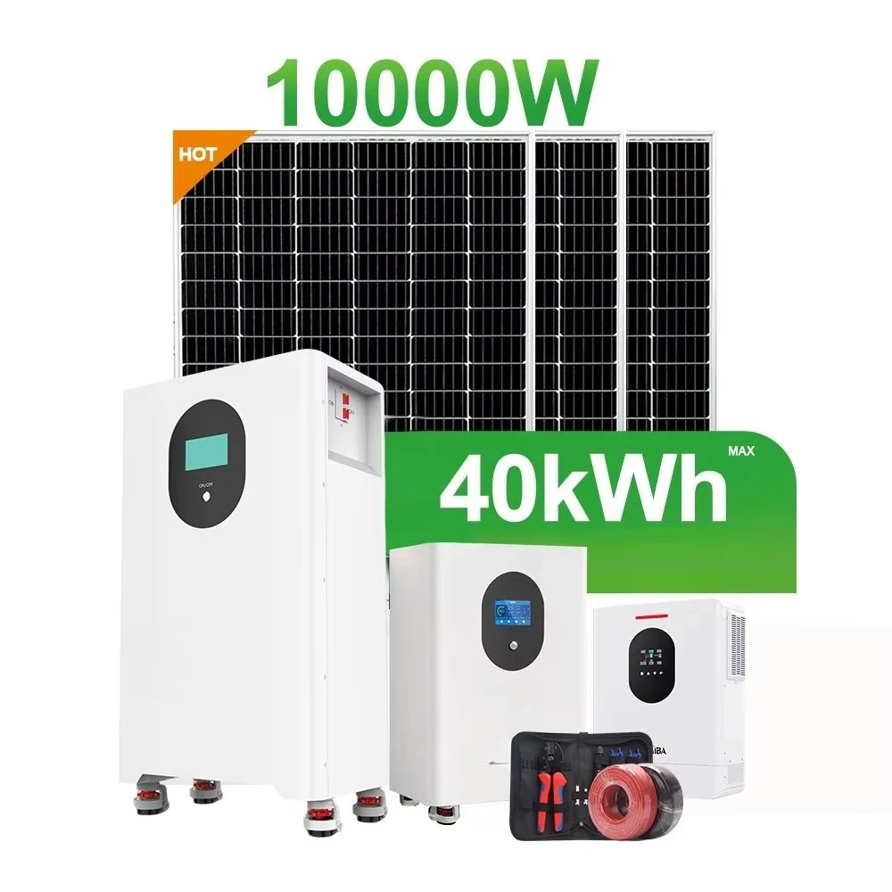 Residential All in One Hybrid Solar Panel Power System 3KW 10KW 40kWh Off Grid Complete Solar Power System for Home Use